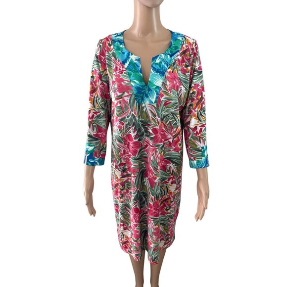 Caribbean Joe Beach Dress, size large - Picture 1 of 12